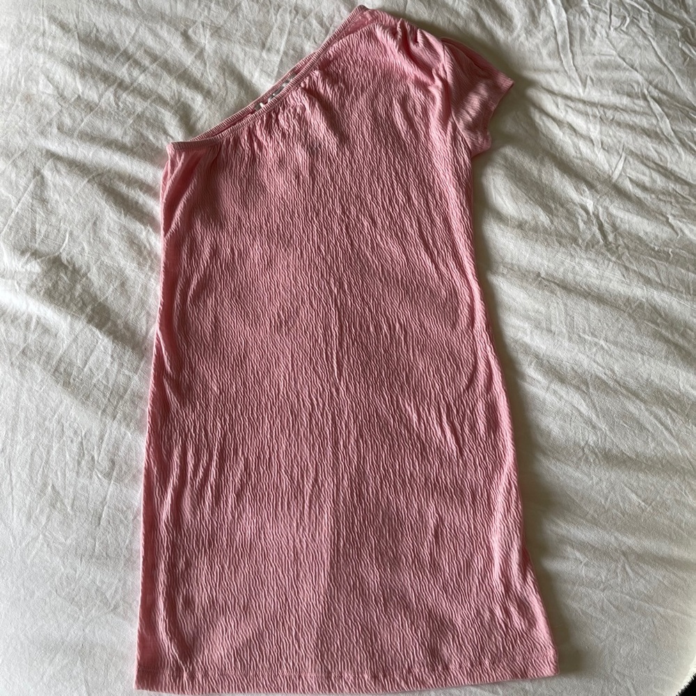 Free People Beach one-shoulder beach cover up